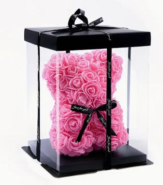 Rose bear gift boxed